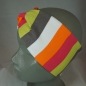 Preview: knotenstirnband-french-terry-baumwolle-pepafarina-oliv-orange-gelbe-blockstreifen