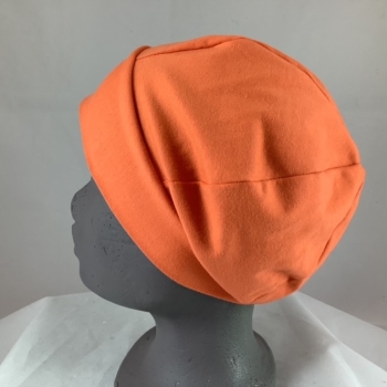 Mütze Bahnen orange Baumwolle Jersey